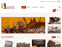 Tablet Screenshot of boutique-chocolat-patissier.com